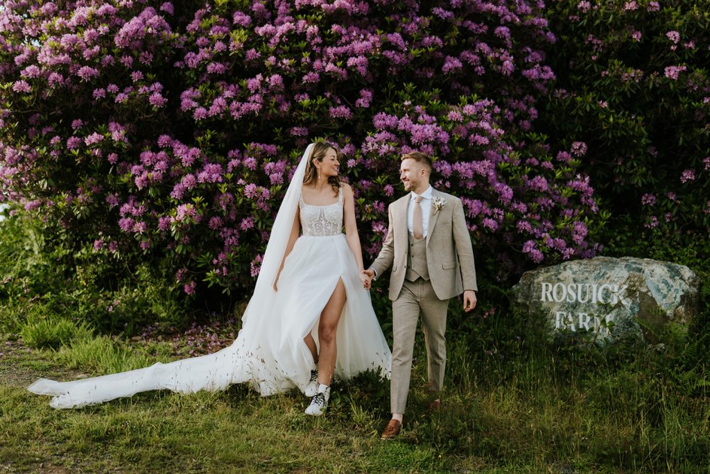 Outdoor Wedding on the Lizard in Cornwall