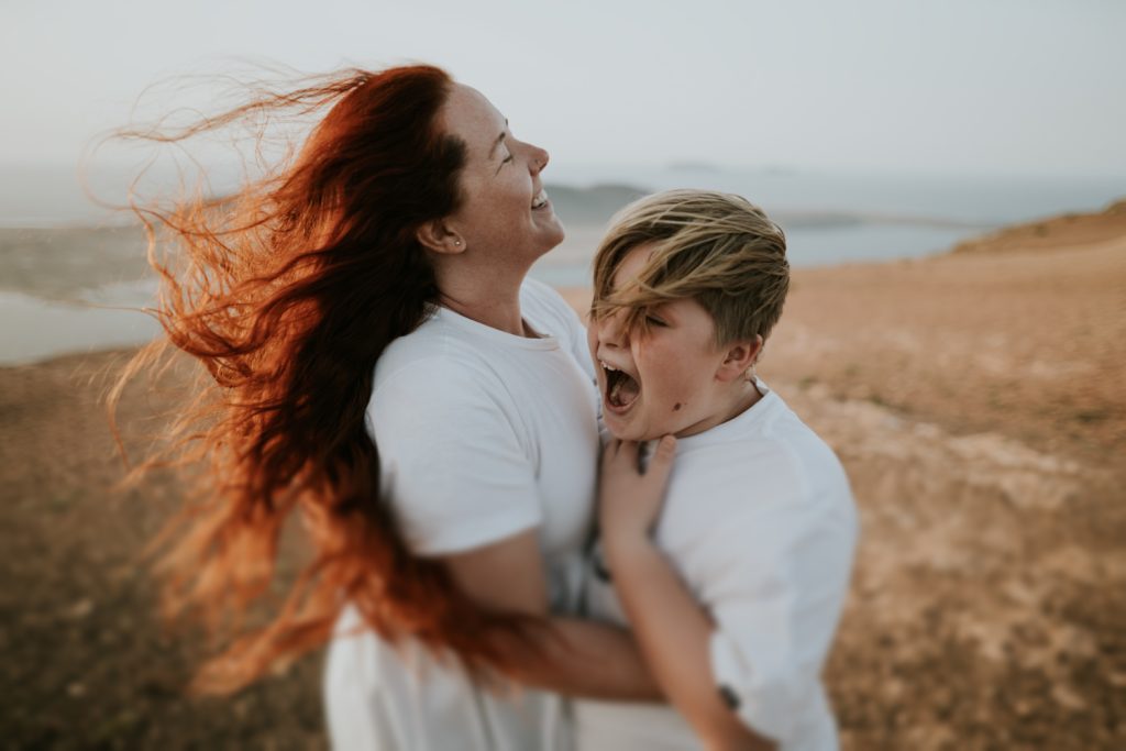 Jo & Keynvor laughing in Lanzarote